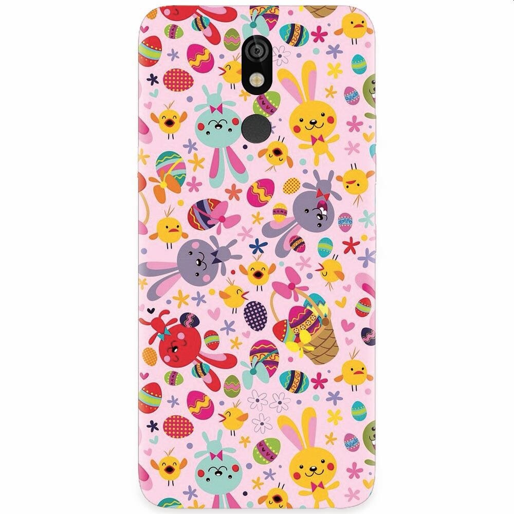 Husa silicon pentru LG K40, Fun Easter Egg