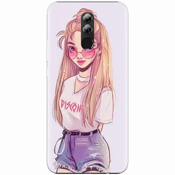Husa silicon pentru Huawei Mate 20 Lite, Girl Look Husa silicon pentru Huawei Mate 20 Lite, Girl Look