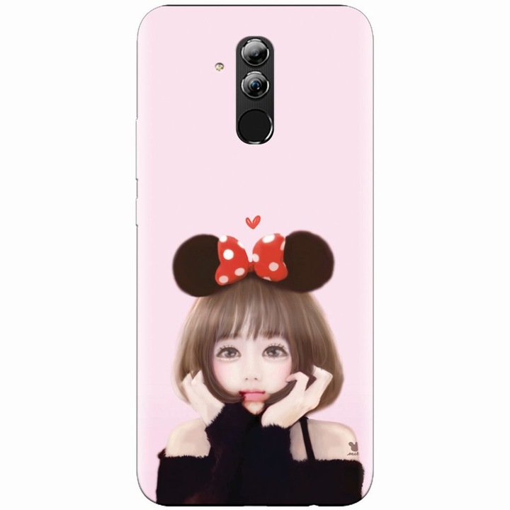 Силиконов кейс за Huawei Mate 20 Lite, Girly 002