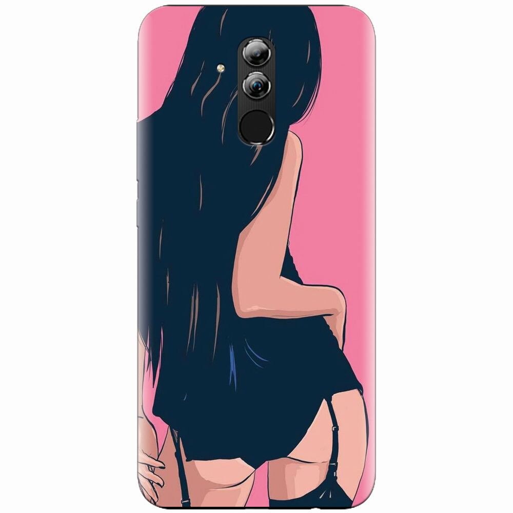 Husa silicon pentru Huawei Mate 20 Lite, Girl With Long Hair
