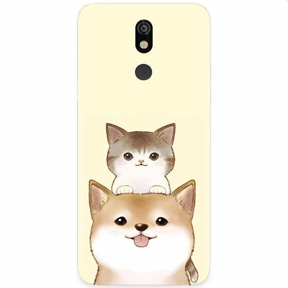 Husa silicon pentru LG K40, Two Cat