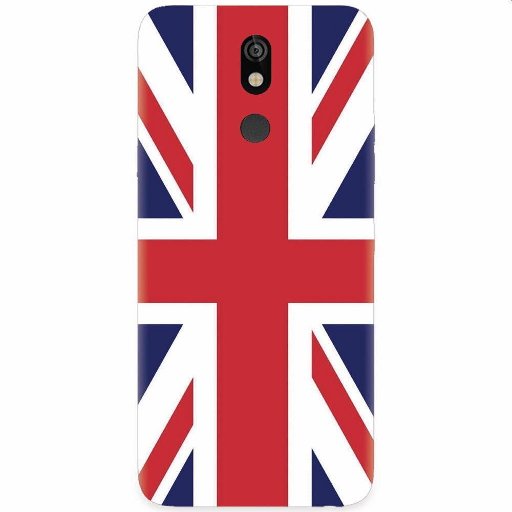 Husa silicon pentru LG K40, UK Flag Illustration