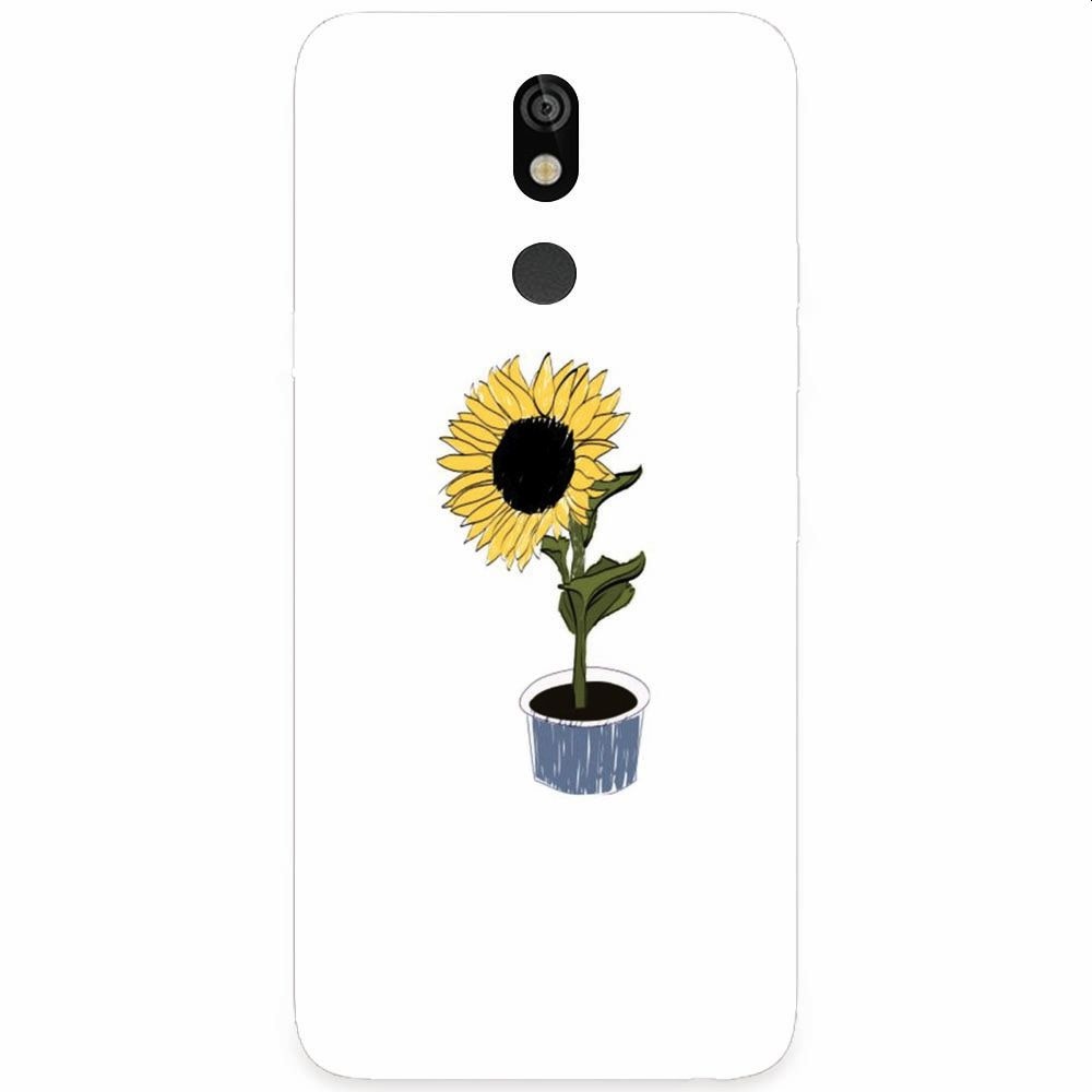 Husa silicon pentru LG K40, Sun Flower
