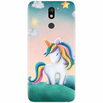 Husa silicon pentru LG K40, Magic Unicorn Husa silicon pentru LG K40, Magic Unicorn