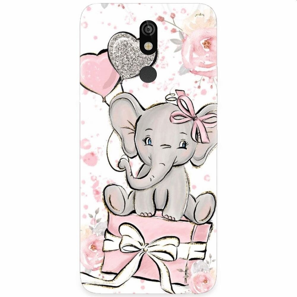 Husa silicon pentru LG K40, Elefant