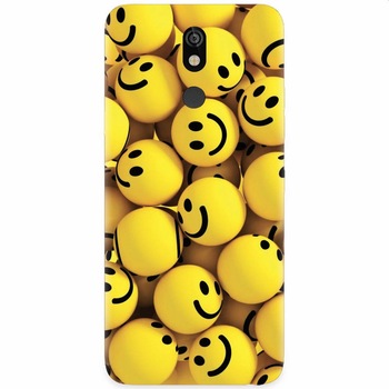 Husa silicon pentru LG K40, Smiles 002 Husa silicon pentru LG K40, Smiles 002