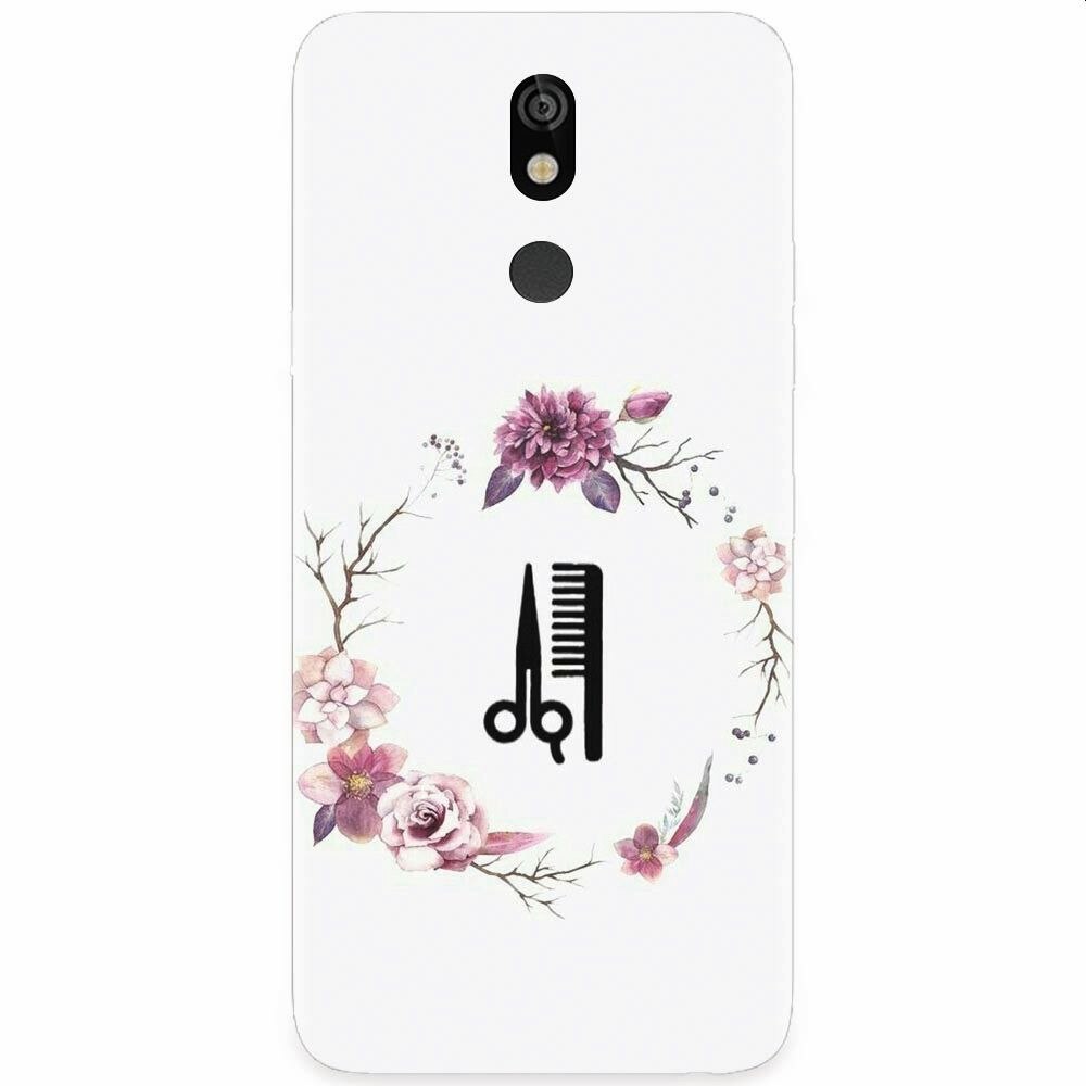 Husa silicon pentru LG K40, Icon Barber
