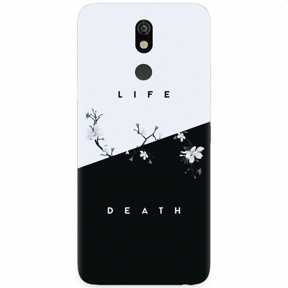 Husa silicon pentru LG K40, Life Vs Death