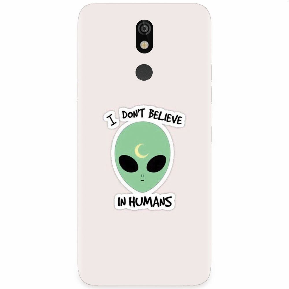 Husa silicon pentru LG K40, I Dont Believe In Humans
