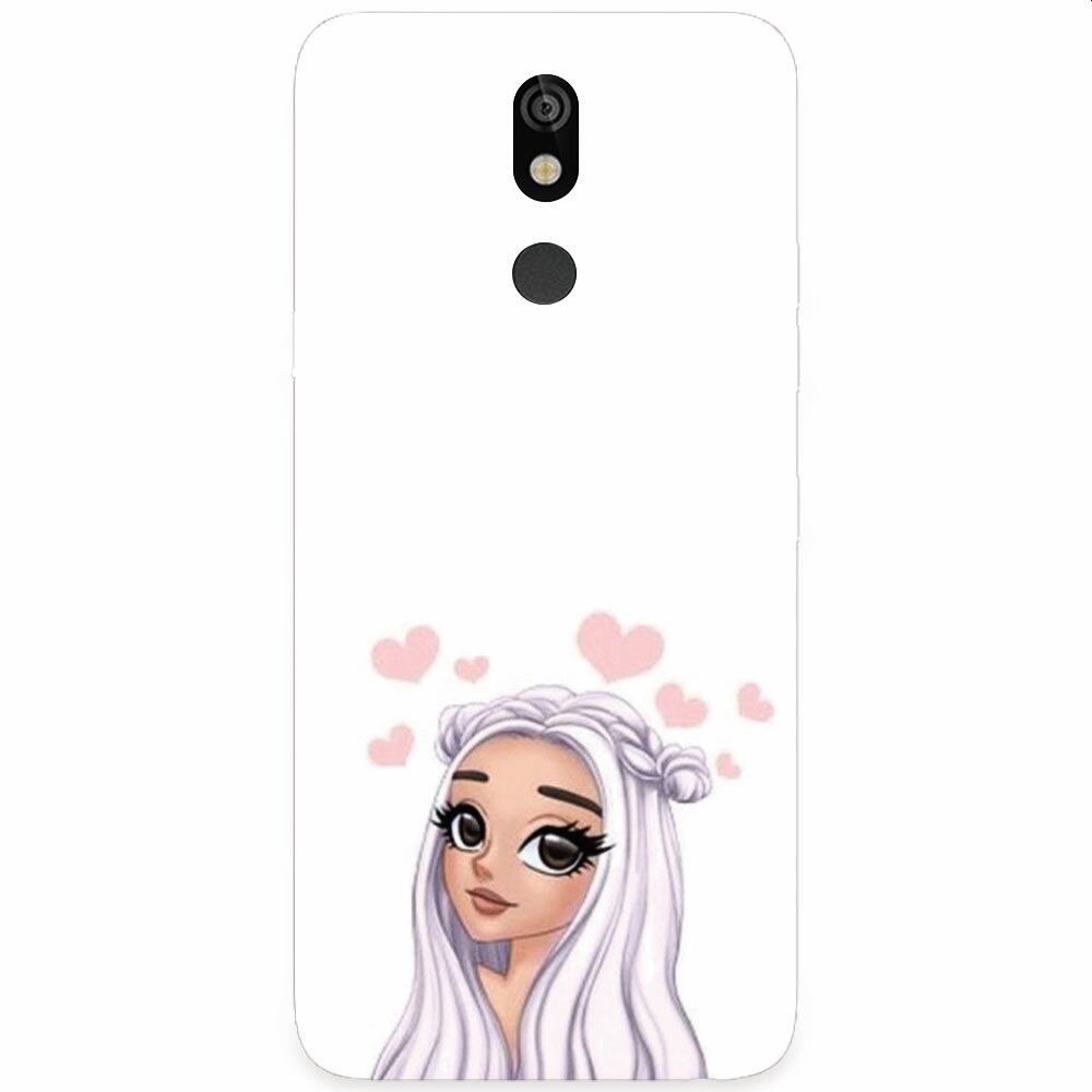 Husa silicon pentru LG K40, Beauty Girl