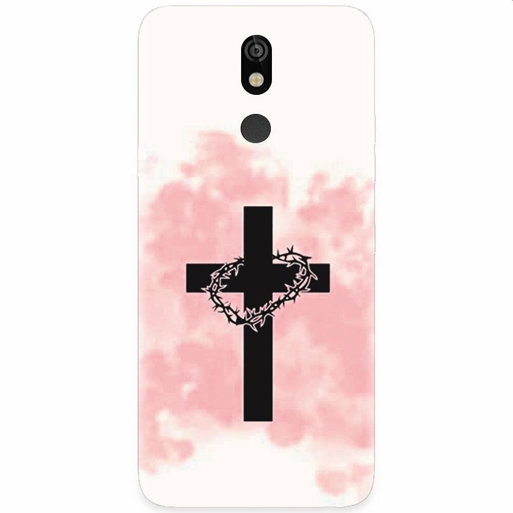 Husa silicon pentru LG K40, Cross