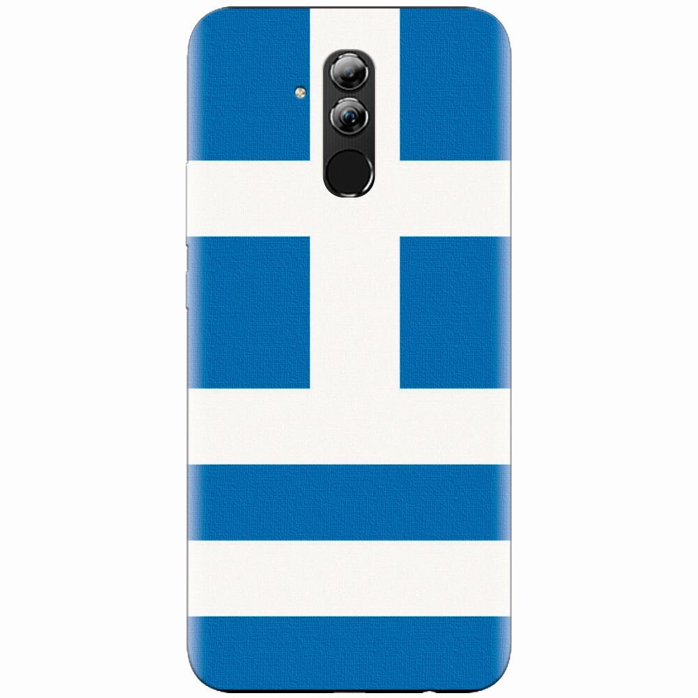 Husa silicon pentru Huawei Mate 20 Lite, Greece Flag