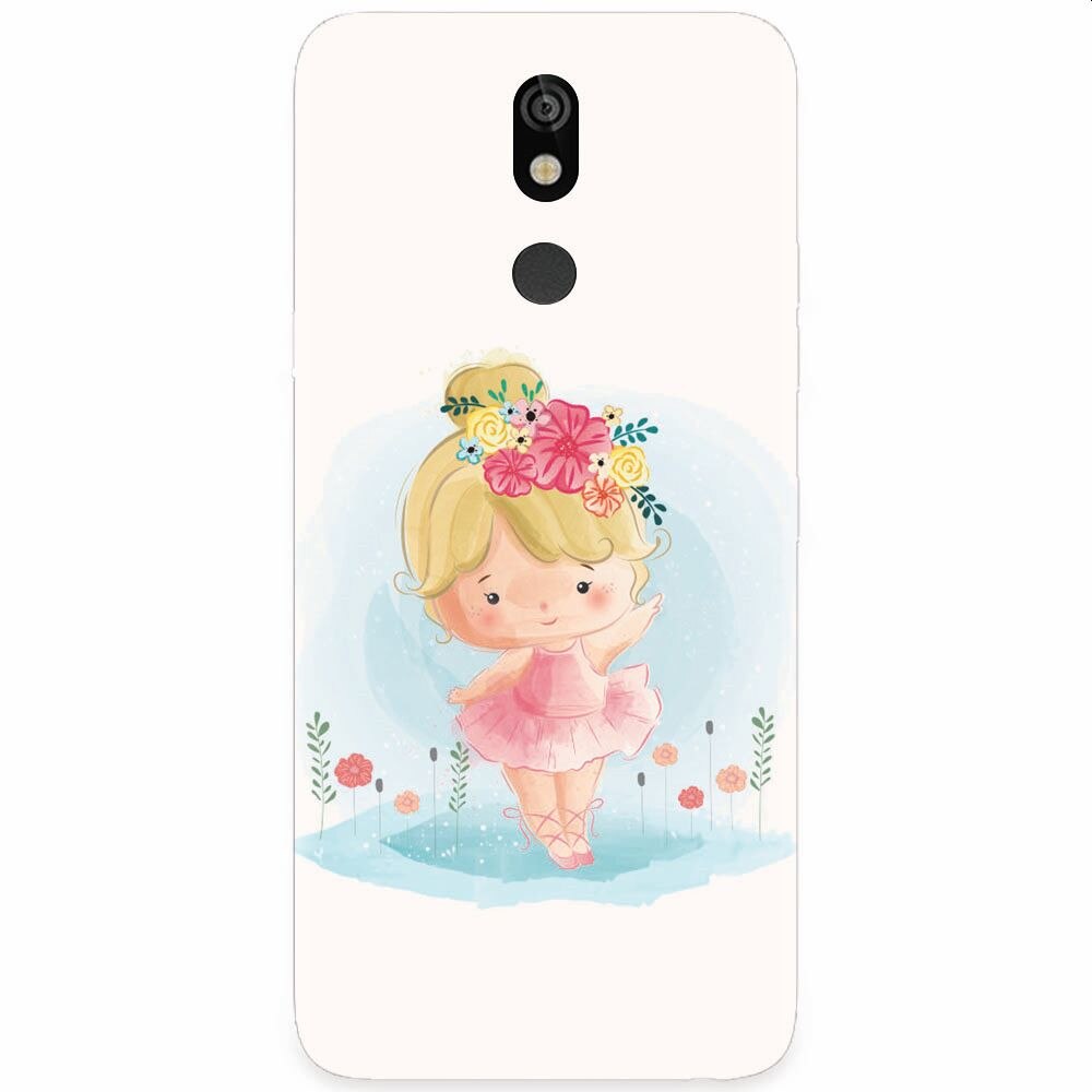 Husa silicon pentru LG K40, Balerina