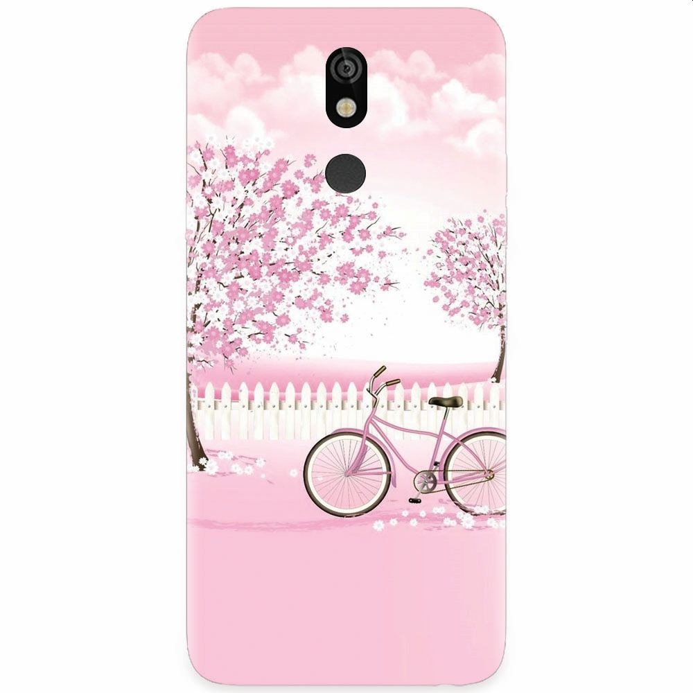 Husa silicon pentru LG K40, Pink Spring