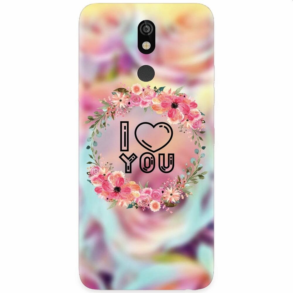 Husa silicon pentru LG K40, I Love You