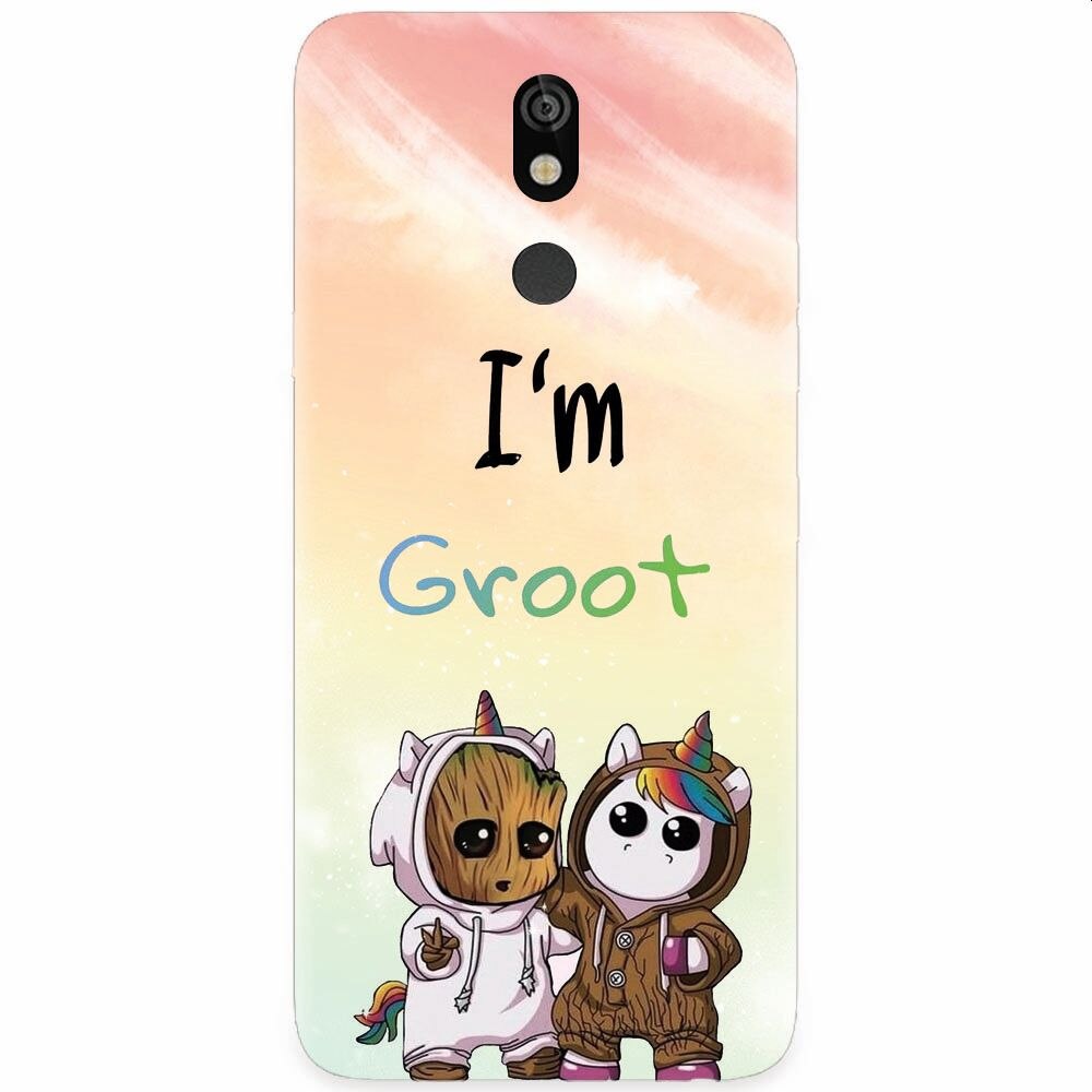 Husa silicon pentru LG K40, Im Groot