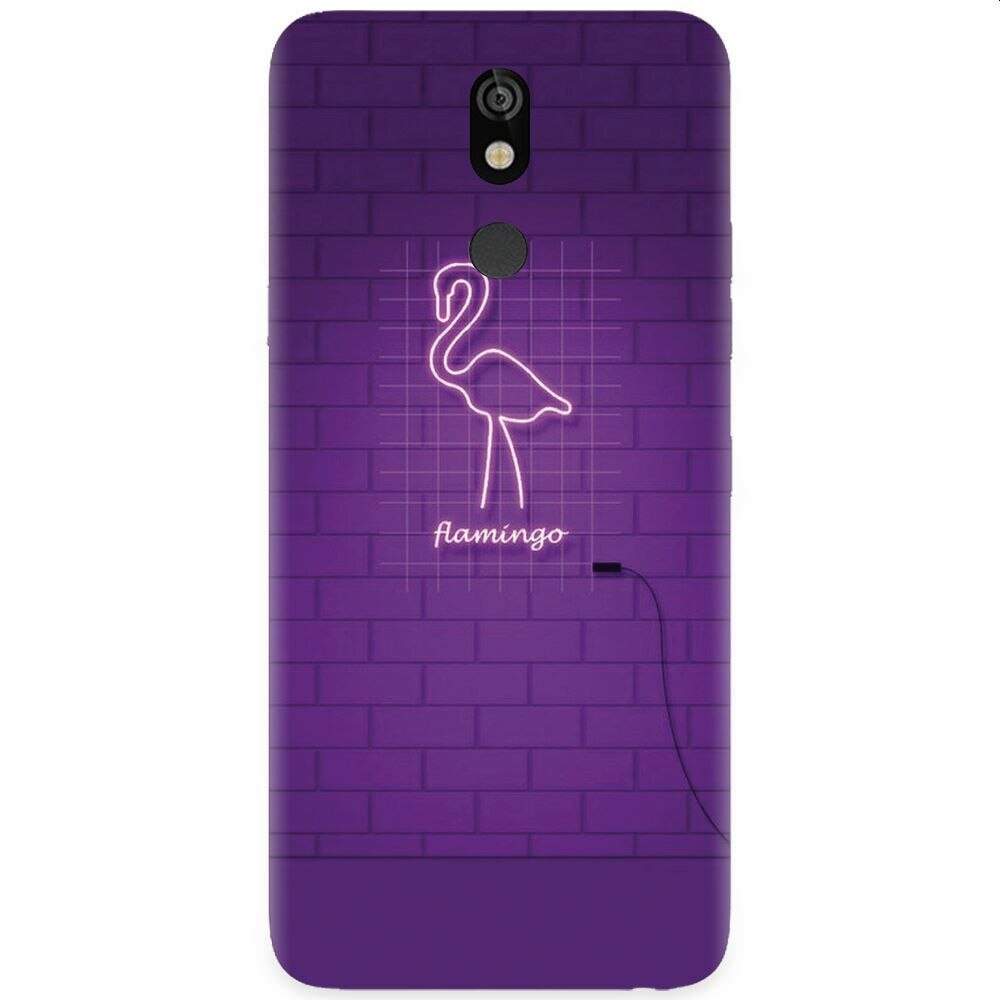 Husa silicon pentru LG K40, Light Flamingo