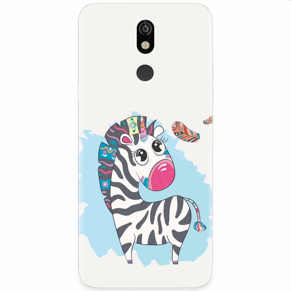 Husa silicon pentru LG K40, Zebra