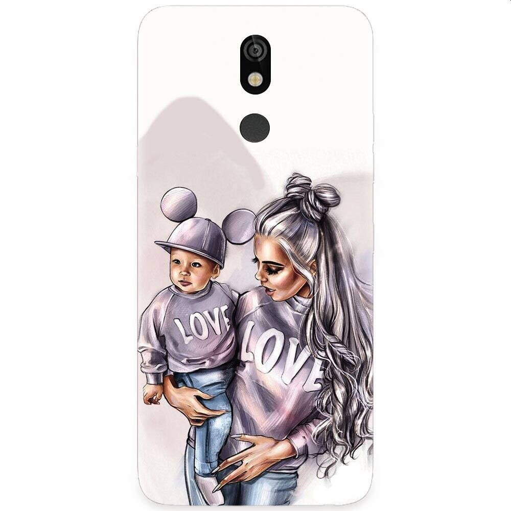 Husa silicon pentru LG K40, Mommy Love