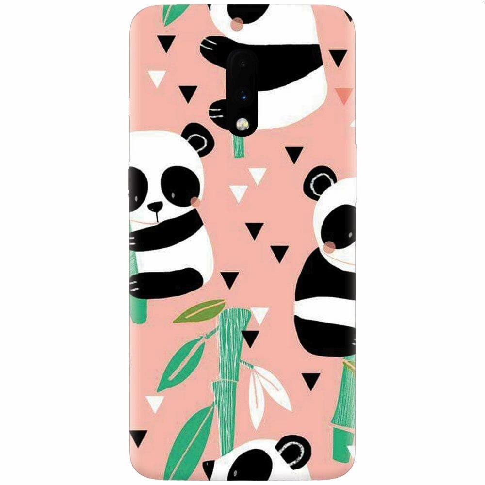Husa silicon pentru OnePlus 7, Baby Panda 001