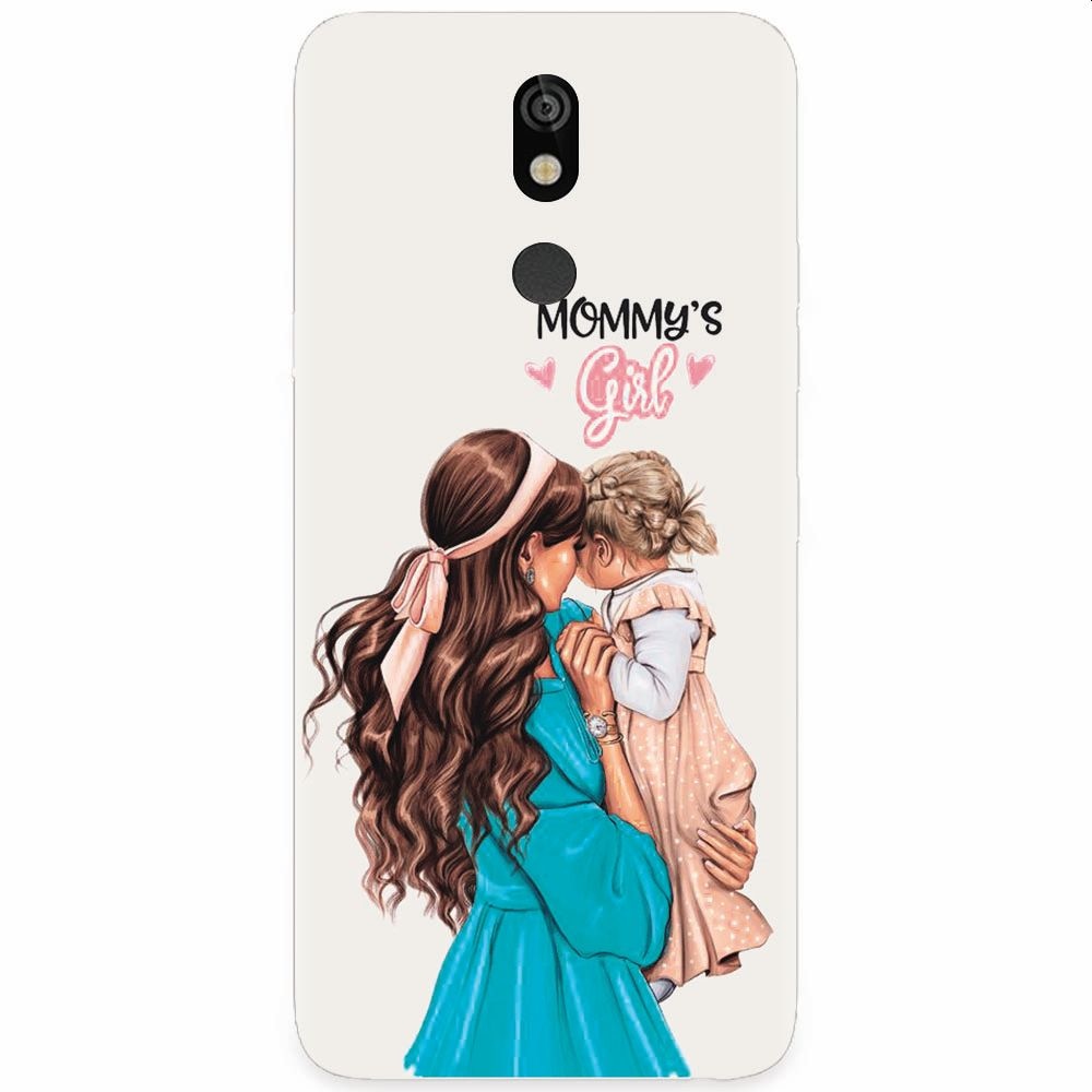 Husa silicon pentru LG K40, Mommy's Girl 2
