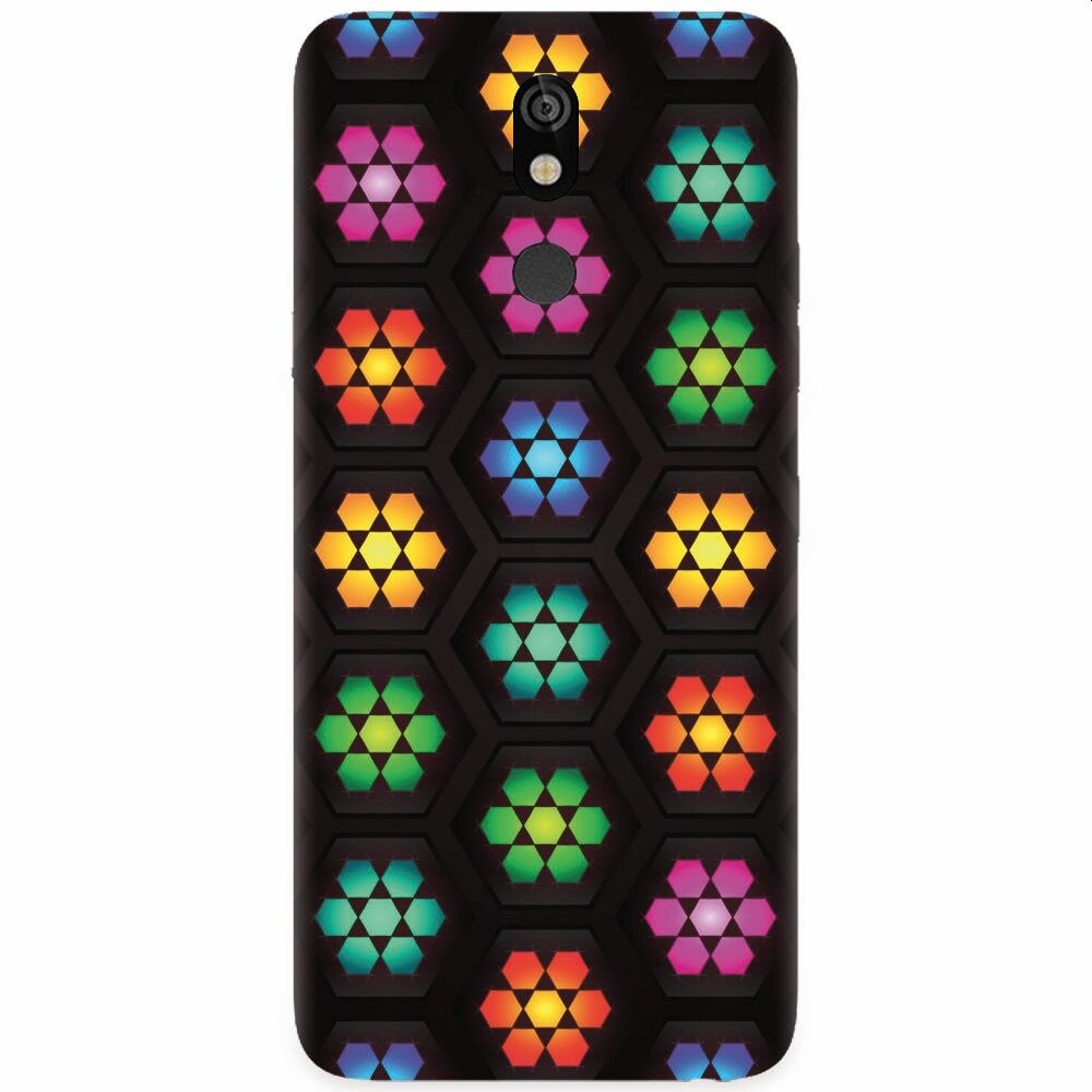 Husa silicon pentru LG K40, Kaleidoscope Mosaic Patterns