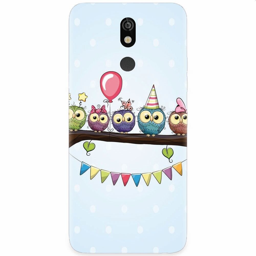 Husa silicon pentru LG K40, Party Birds