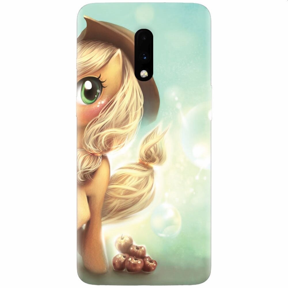 Husa silicon pentru OnePlus 7, Applejack Pony Cute K