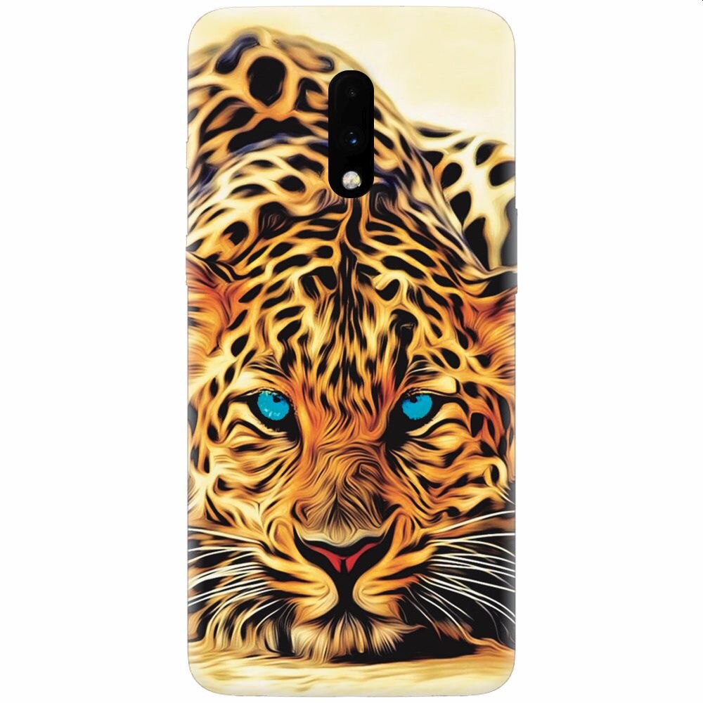 Husa silicon pentru OnePlus 7, Animal Tiger
