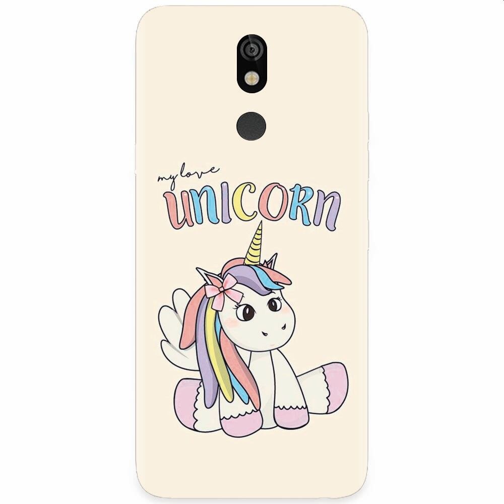Husa silicon pentru LG K40, My Love Unicorn