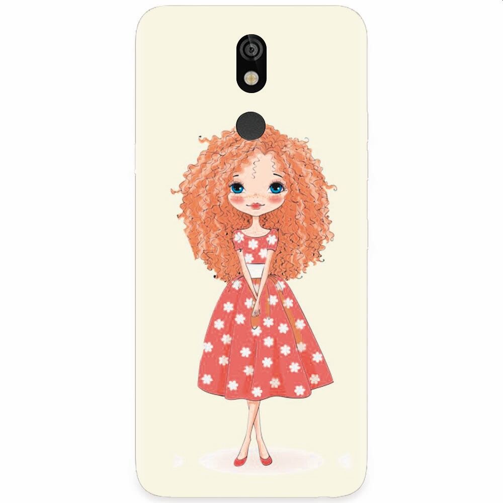 Husa silicon pentru LG K40, Sweet Little Girl