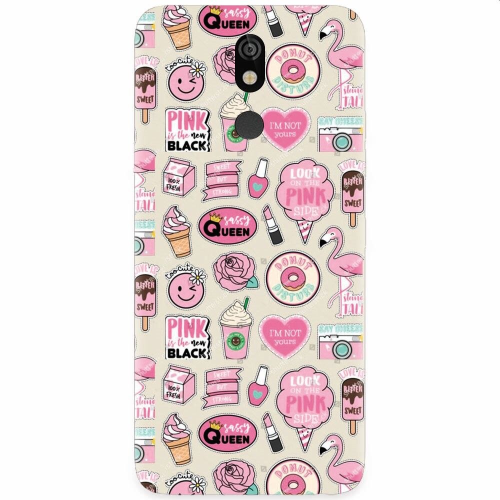 Husa silicon pentru LG K40, Sassy Queen