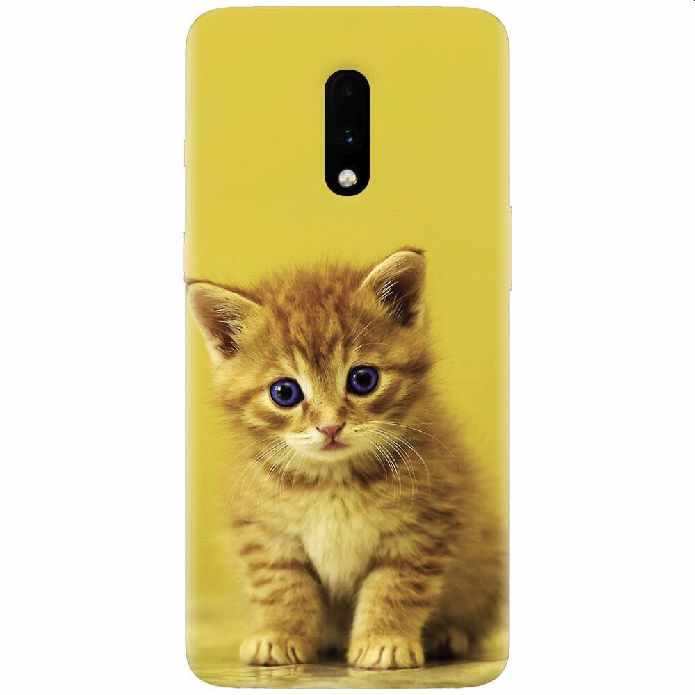 Husa silicon pentru OnePlus 7, Baby Kitten