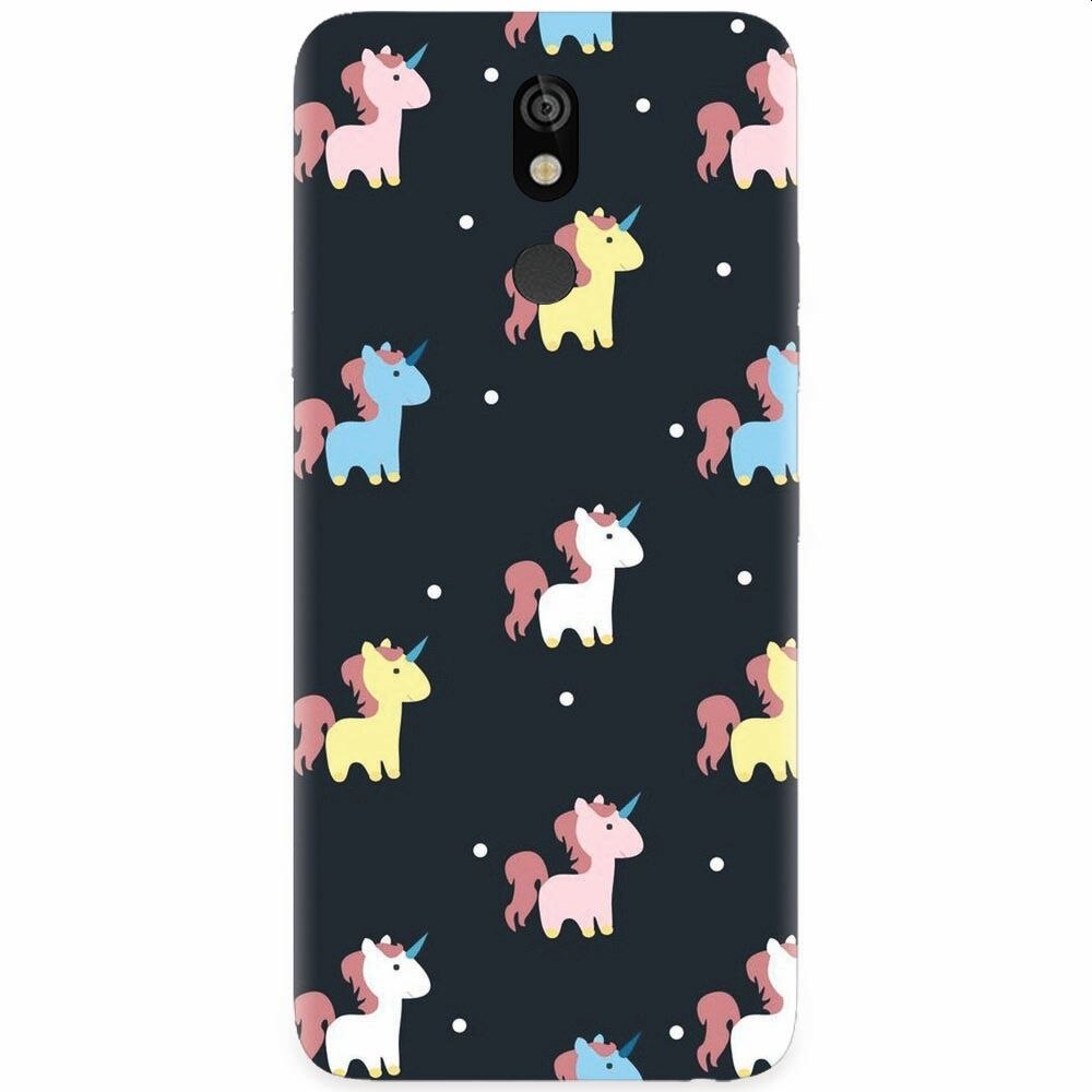 Husa silicon pentru LG K40, Unicorns