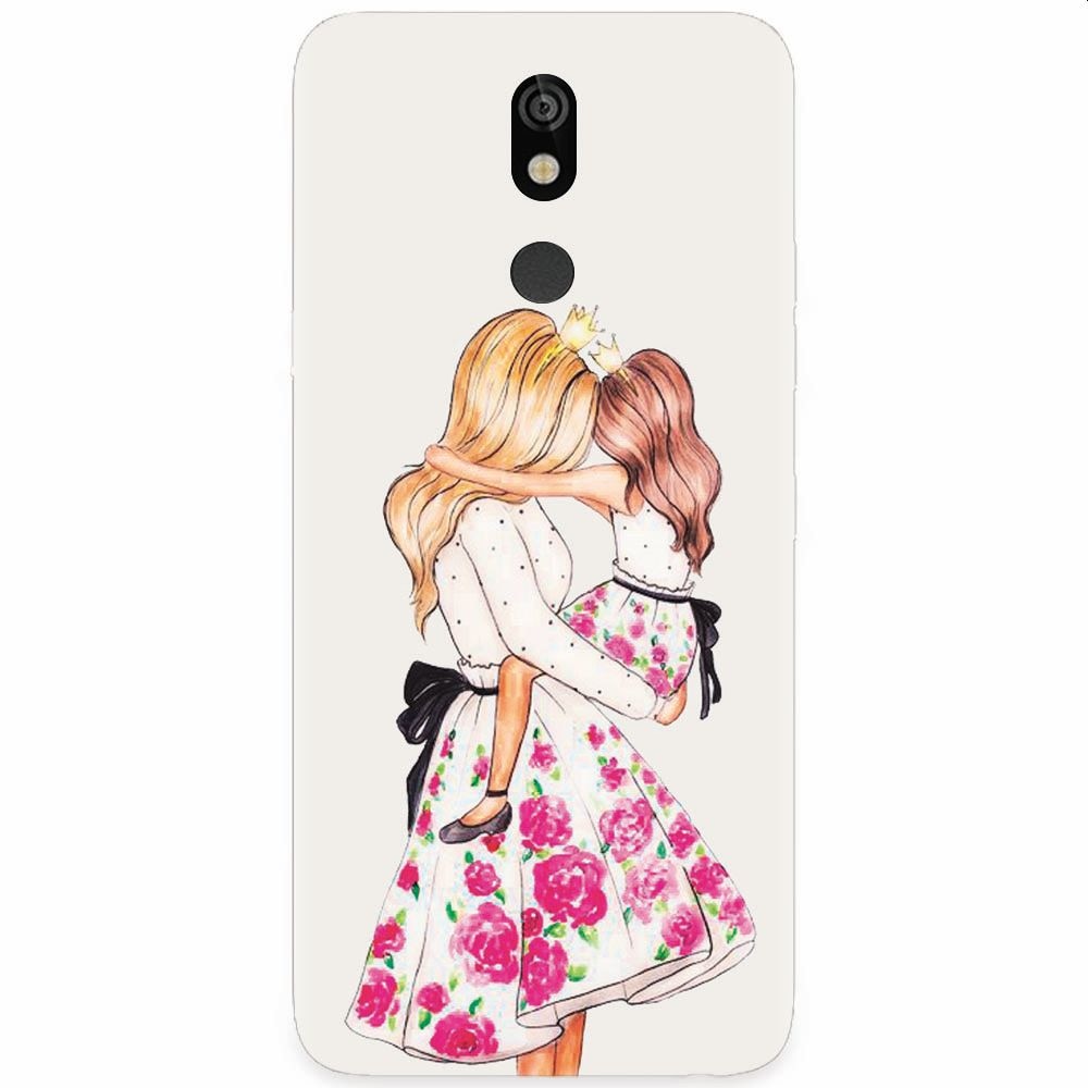 Husa silicon pentru LG K40, Mom Love