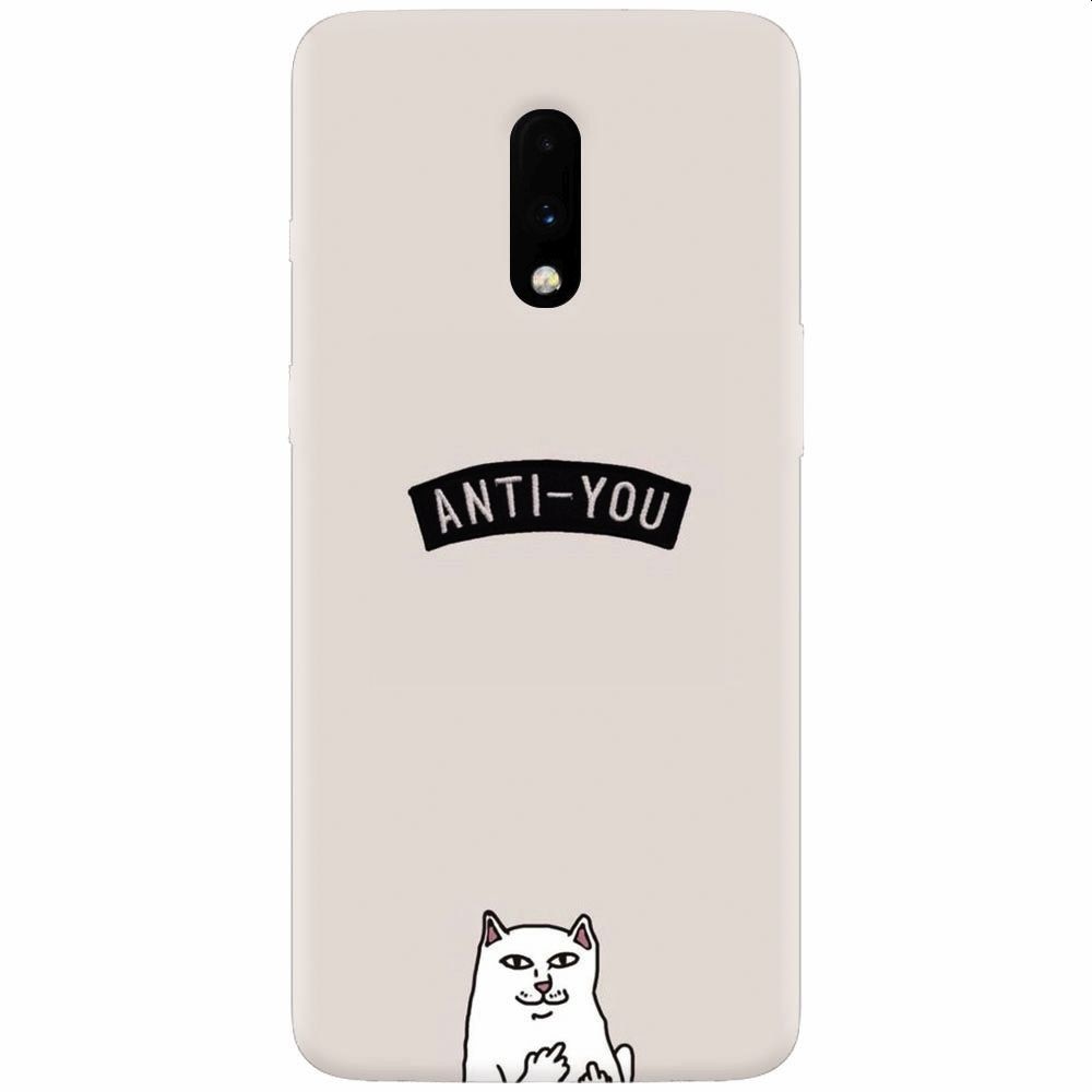 Husa silicon pentru OnePlus 7, Anti You