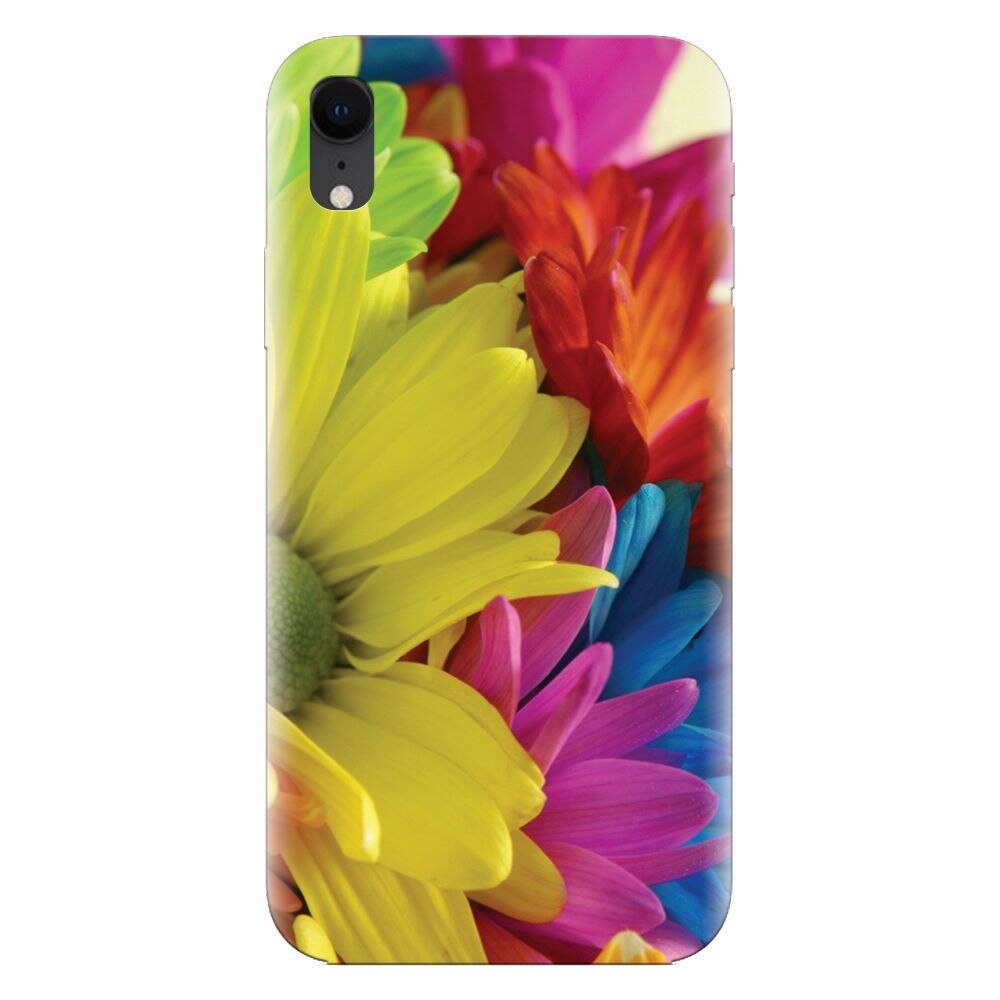 Husa silicon pentru Apple Iphone XR, Flower