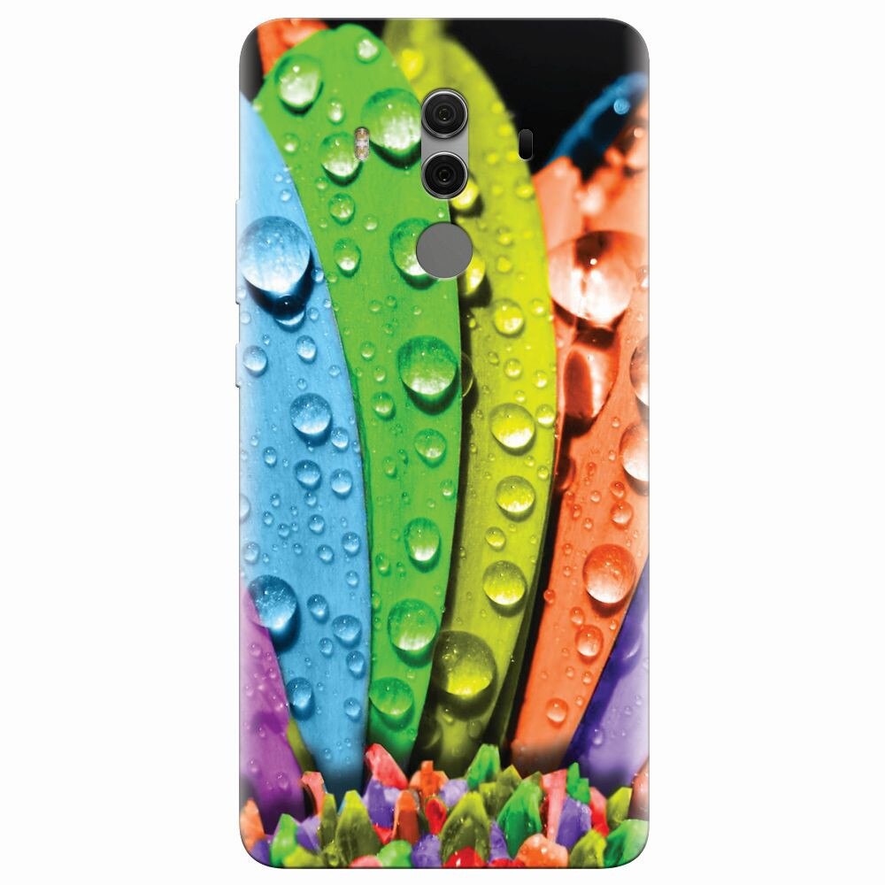 Husa silicon pentru Huawei Mate 10 Pro, Colorful Daisy Petals