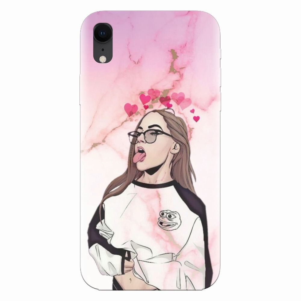 Husa silicon pentru Apple Iphone XR, Bad Girl