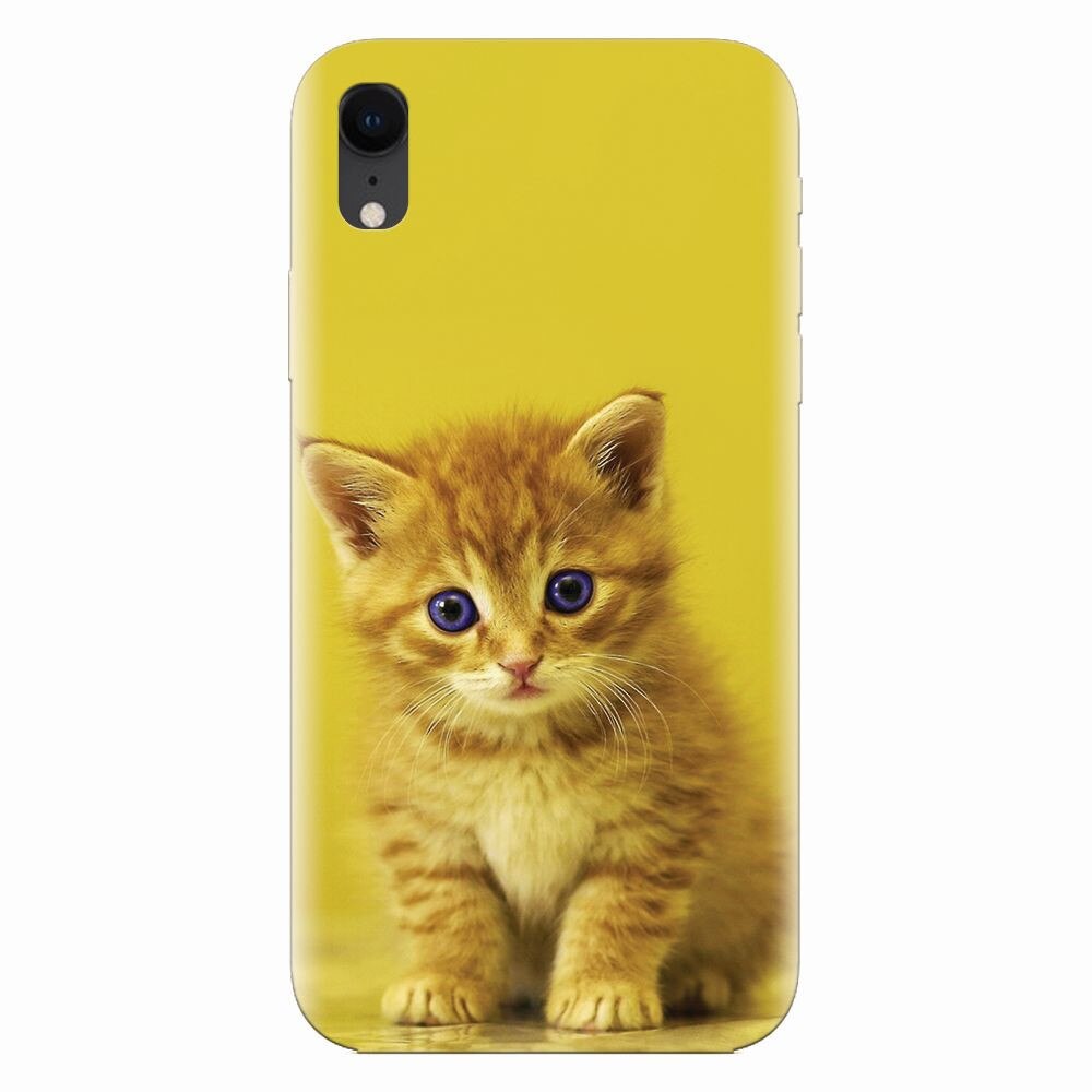 Husa silicon pentru Apple Iphone XR, Baby Kitten