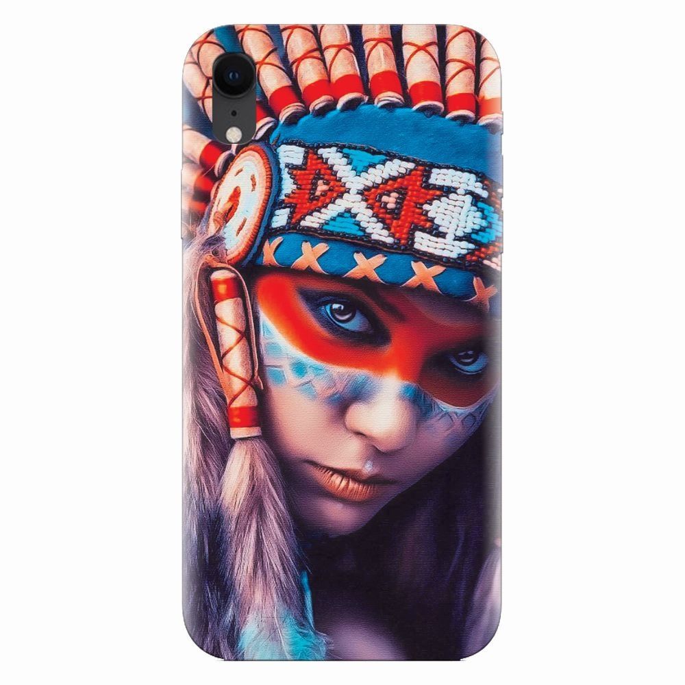 Husa silicon pentru Apple Iphone XR, Attractive Girl Model