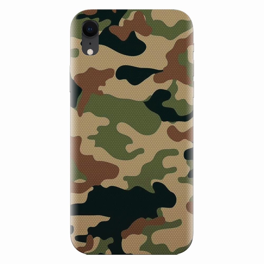 Husa silicon pentru Apple Iphone XR, Camuflaj