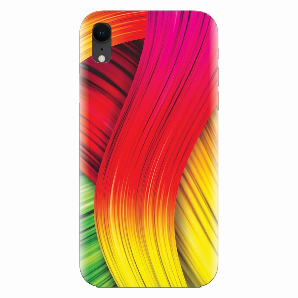 Husa silicon pentru Apple Iphone XR, Colorful Abstract