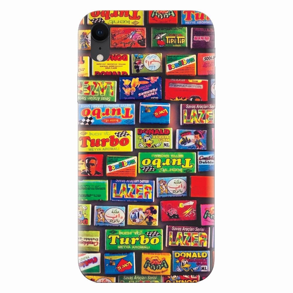 Husa silicon pentru Apple Iphone XR, Chewing Gum Turbo