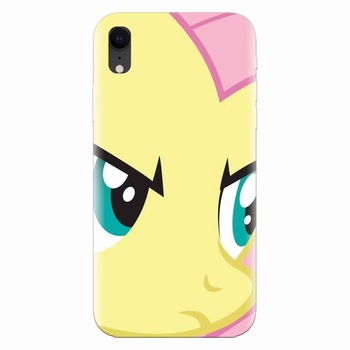 Husa silicon pentru Apple Iphone XR, Close Up Fluttershy My Little Pony Friendship Is Magic Husa silicon pentru Apple Iphone XR, Close Up Fluttershy My Little Pony Friendship Is Magic