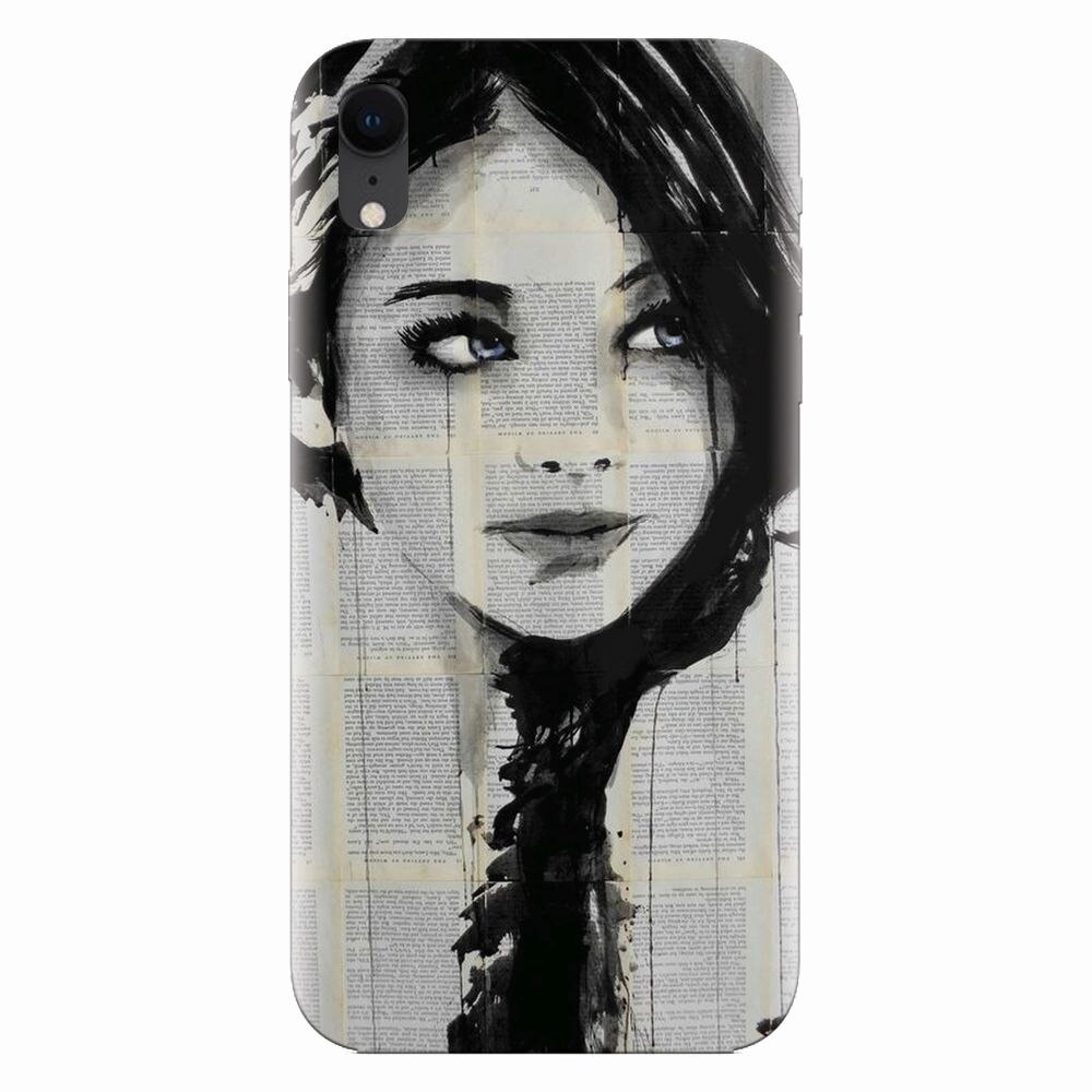 Husa silicon pentru Apple Iphone XR, Blue Eyes