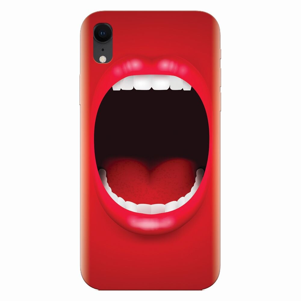 Husa silicon pentru Apple Iphone XR, Big Mouth