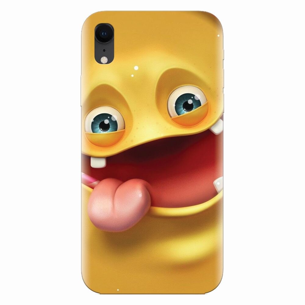 Husa silicon pentru Apple Iphone XR, Cute Monster