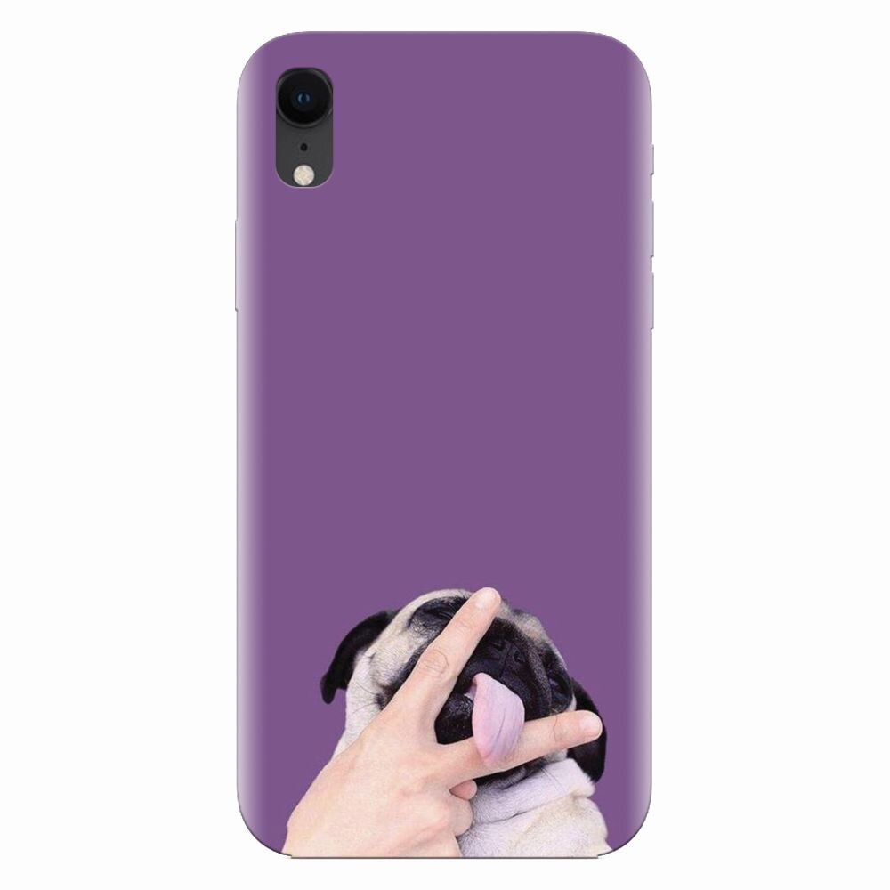 Husa silicon pentru Apple Iphone XR, Cute Dog 2