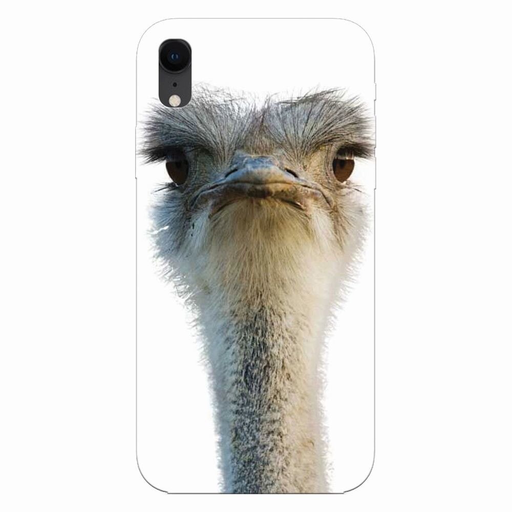 Husa silicon pentru Apple Iphone XR, Emu